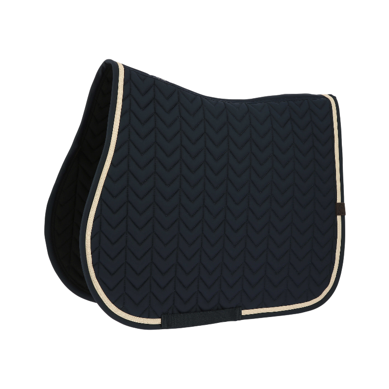Equithème - Tapis de selle Softypop marine | - Ohlala