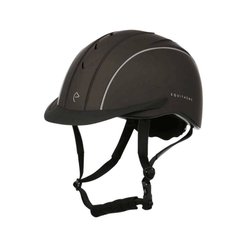 Equithème - Casque d’équitation Compet brun