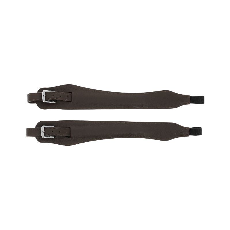 Eric Thomas - Étrivières en cuir Concept havane | - Ohlala