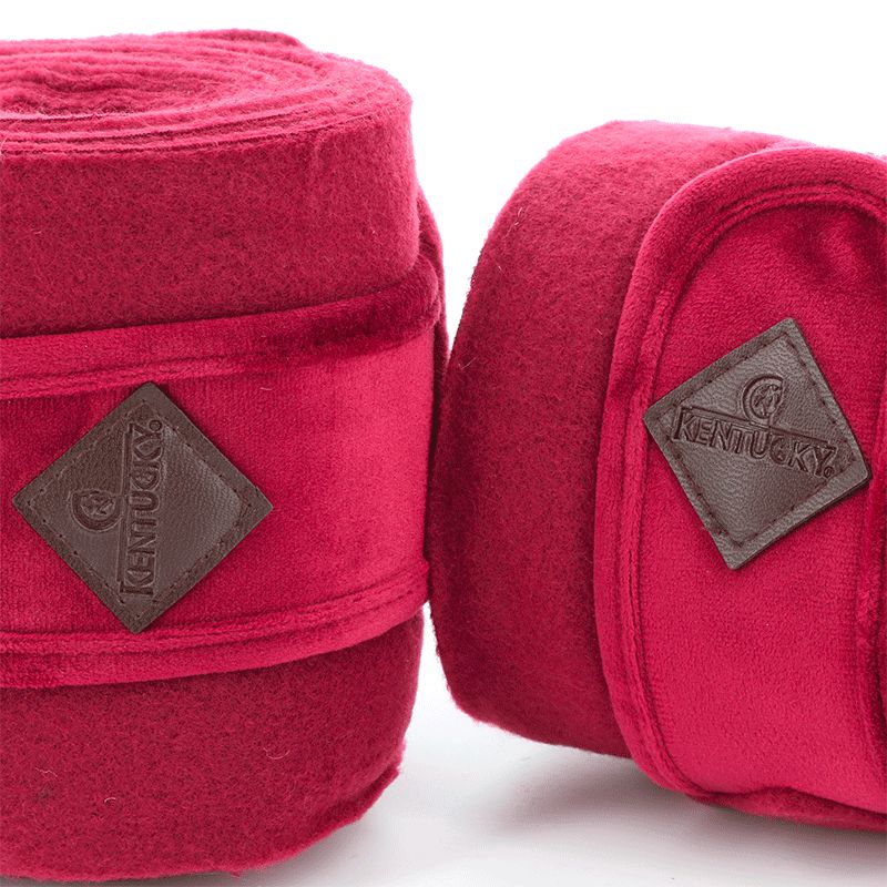 Kentucky Horsewear - Bandes de polo velvet fuchsia | - Ohlala