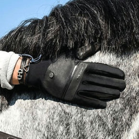 Racer - Gants d'équitation grip Précision noir | - Ohlala