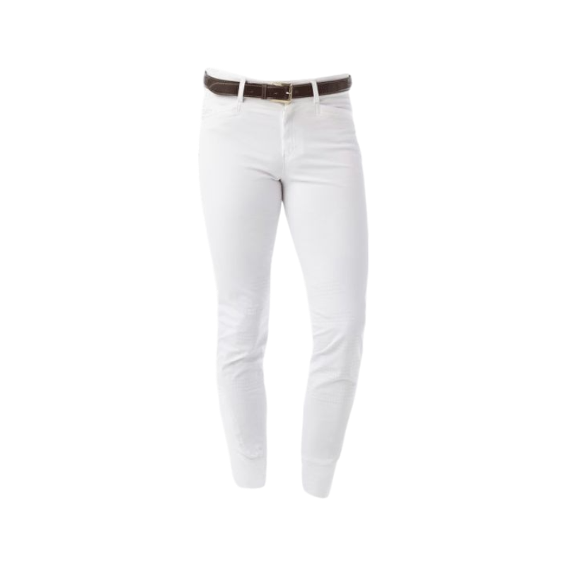 Equithème - Pantalon d'équitation homme Georg blanc