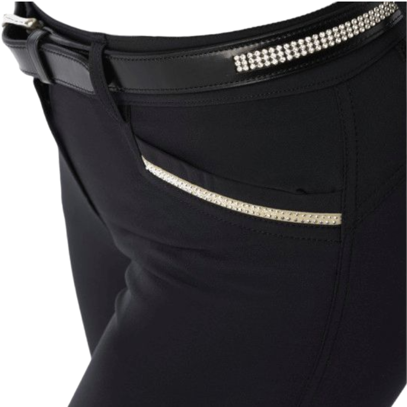 Equithème - Black gizel female riding pants