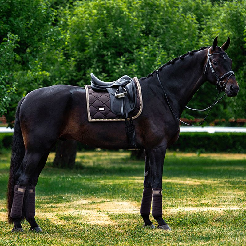 Equestrian Stockholm - Tapis de dressage Golden Brown | - Ohlala