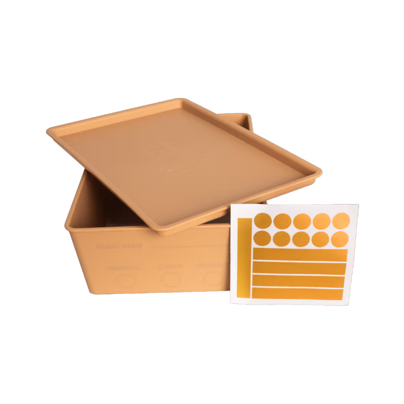 Grooming Deluxe - Boîte à nourriture avec couvercle beige | - Ohlala