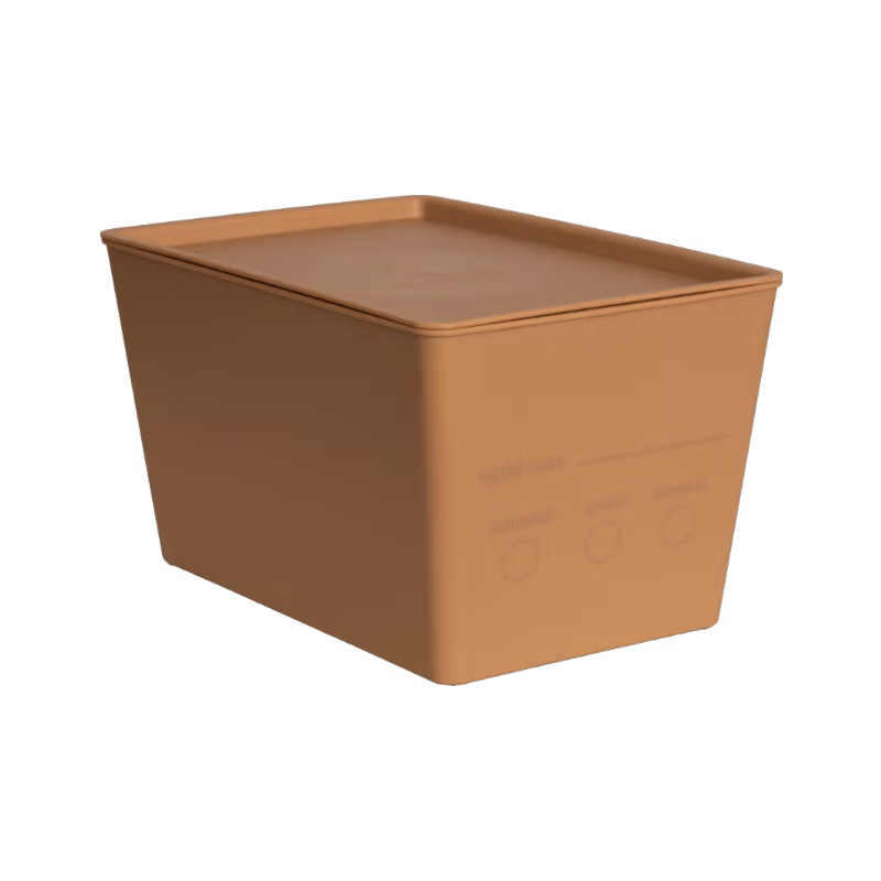 Grooming Deluxe - Boîte à nourriture avec couvercle beige | - Ohlala