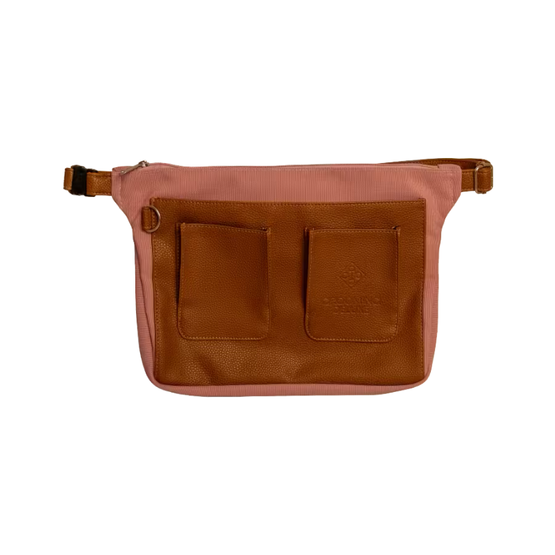 Grooming Deluxe - Sac banane Canvas vieux rose | - Ohlala