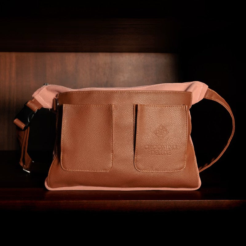 Grooming Deluxe - Sac banane Canvas vieux rose | - Ohlala