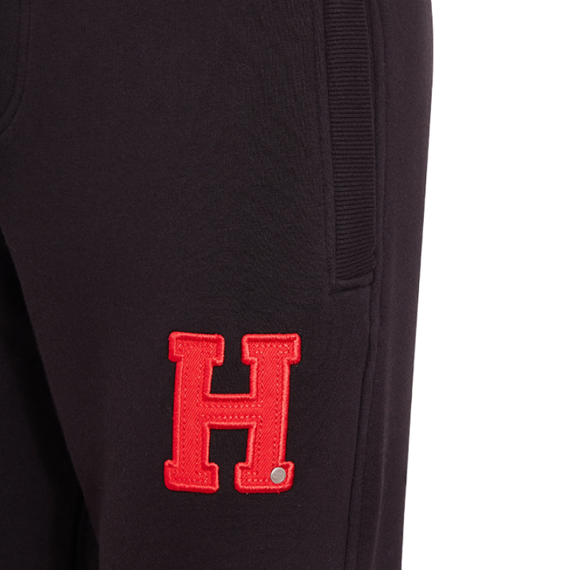 Hagg - Jogging homme noir/ rouge