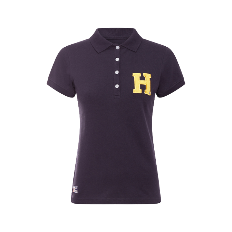 Hagg - Polo manches courtes femme marine/ jaune