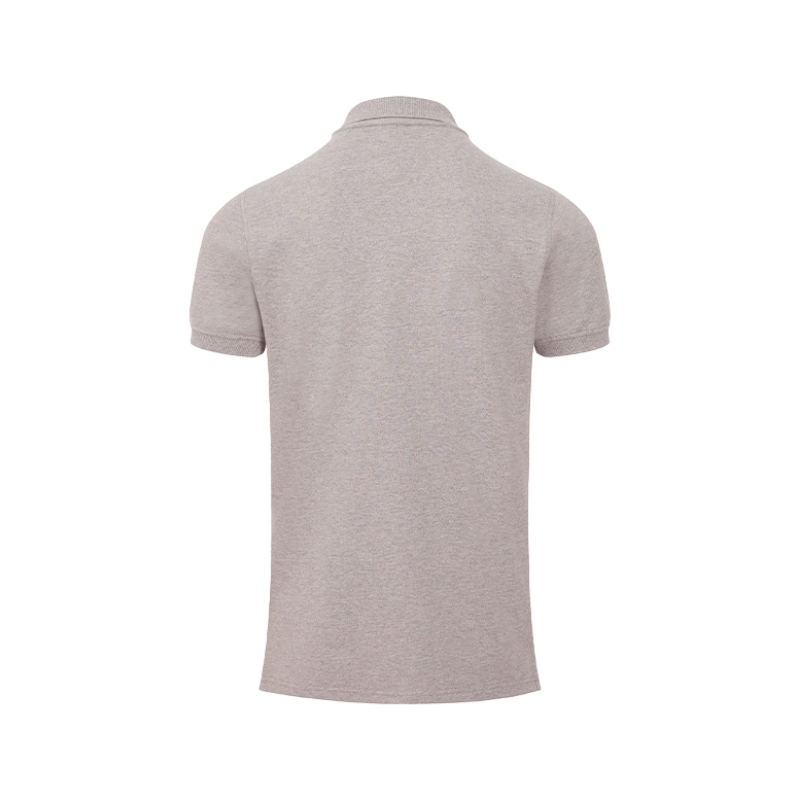 Hagg - Polo manches courtes homme gris/ orange