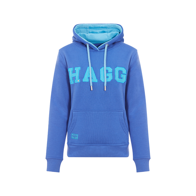 Hagg - Sweat à capuche femme bleu/ bleu ciel