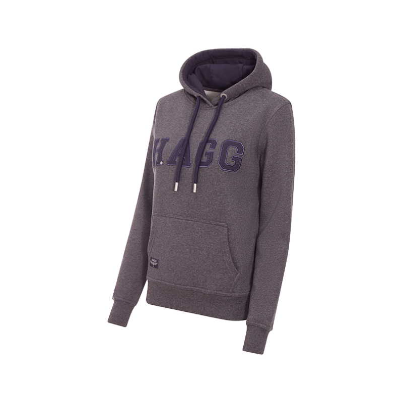 Hagg - Women's hoodie anthracite grey/navy