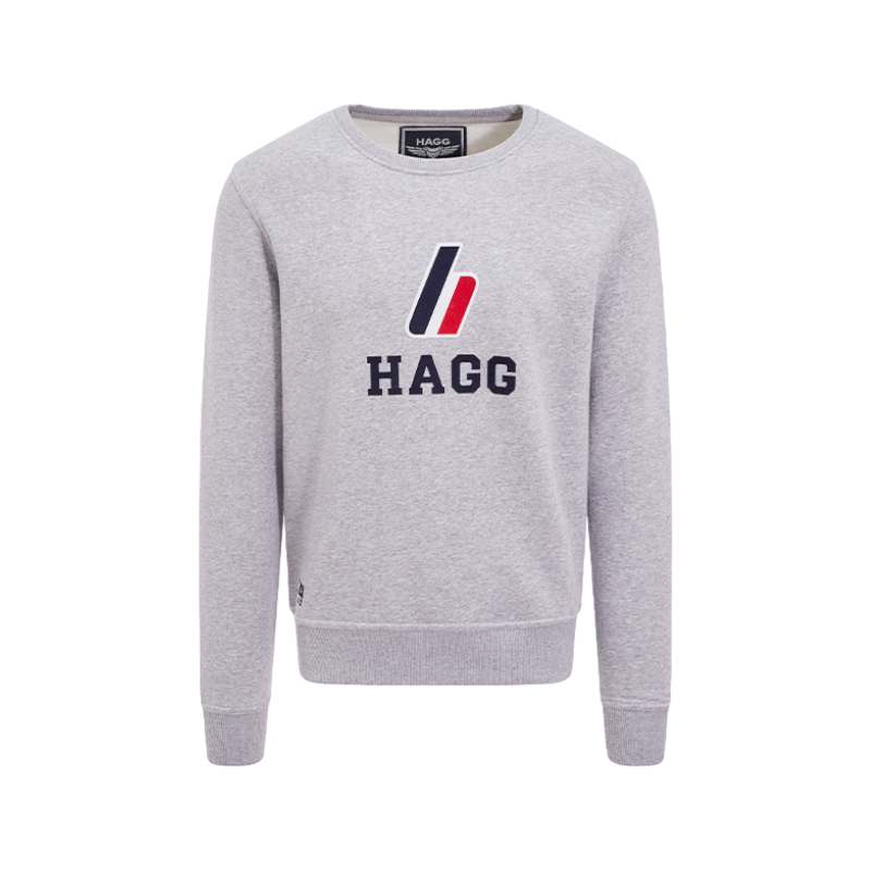 Hagg - Sweat col rond homme gris