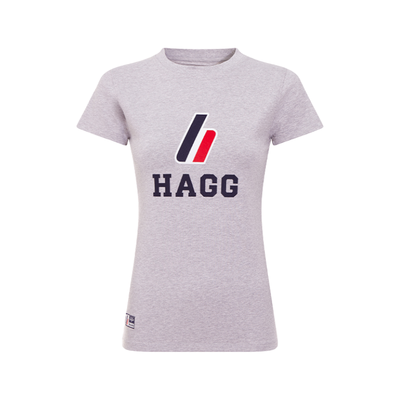 Hagg - T-shirt manches courtes femme gris