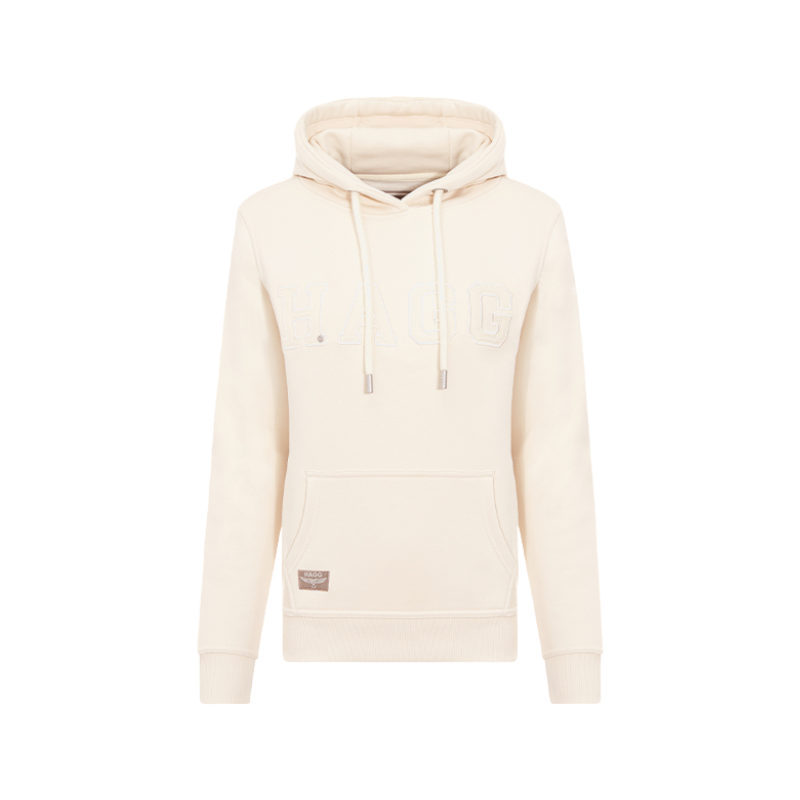 Hagg - Sweat à capuche femme beige