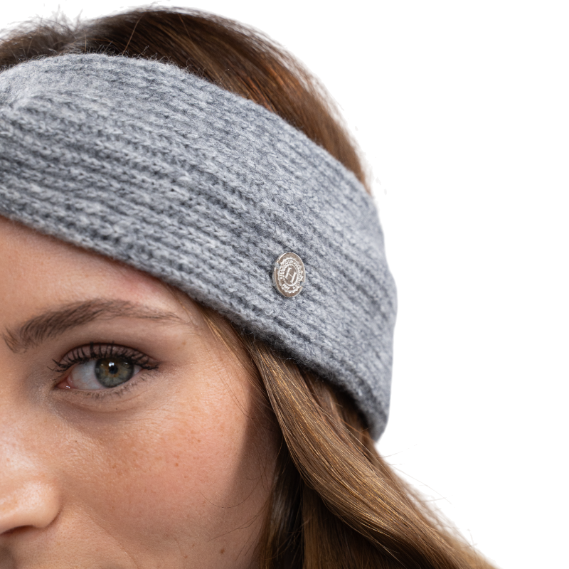 Harcour - Bandeau femme Ali gris chiné | - Ohlala