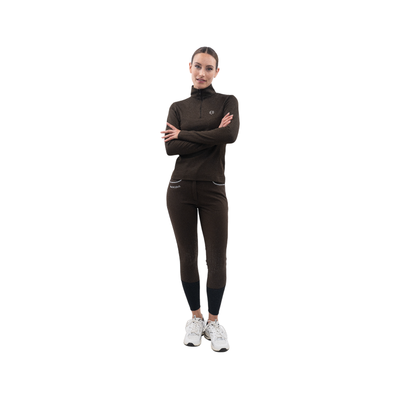 Harcour - Baselayer manches longues femme Atlantic cacao | - Ohlala