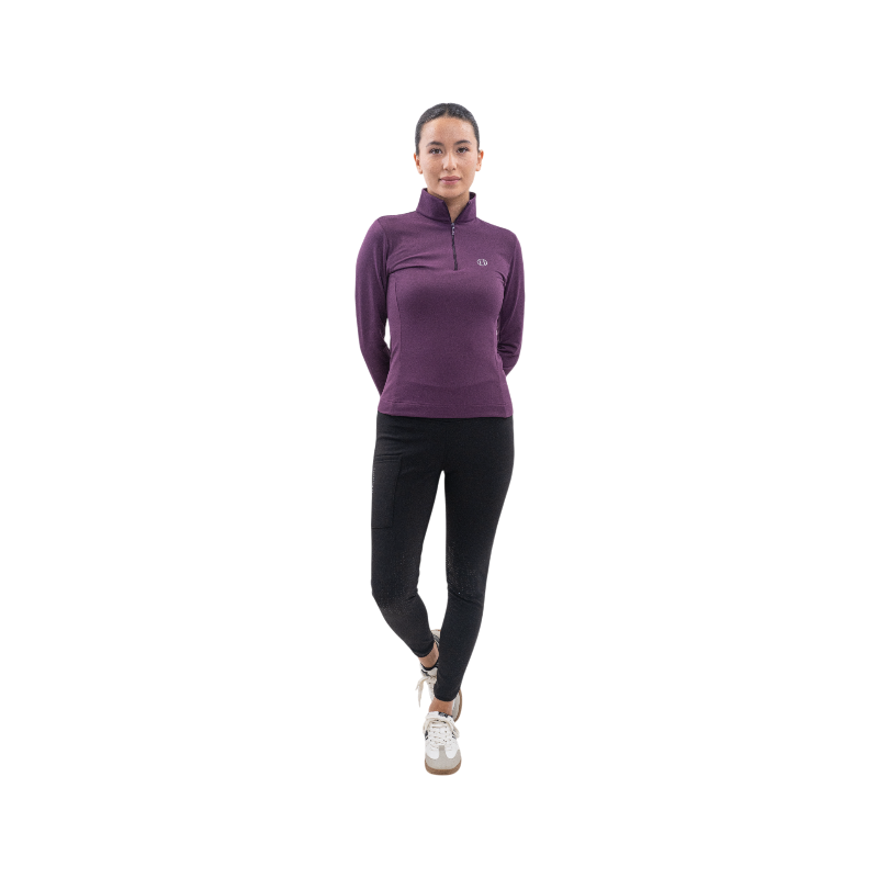 Harcour - Baselayer manches longues femme Atlantic figue | - Ohlala