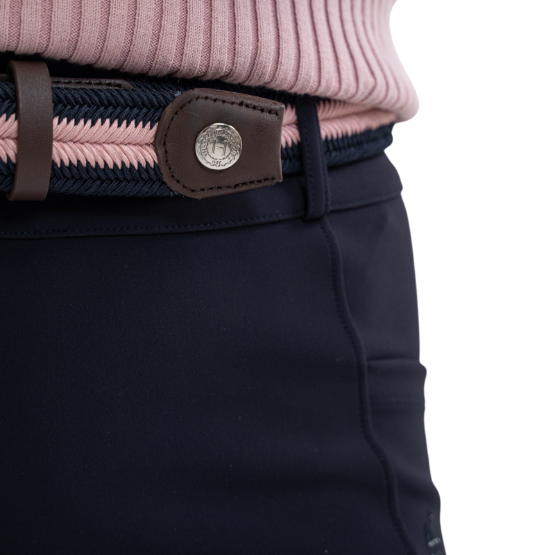 Harcour - Ceinture Bana marine/ pivoine | - Ohlala