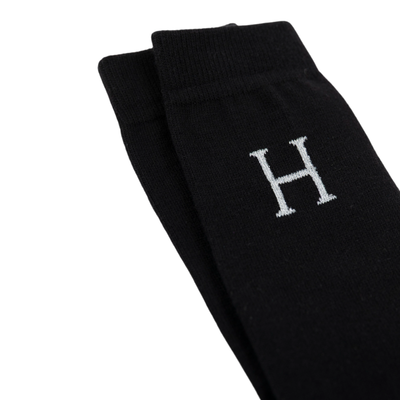 Harcour - Chaussettes d'équitation Sanane noir | - Ohlala