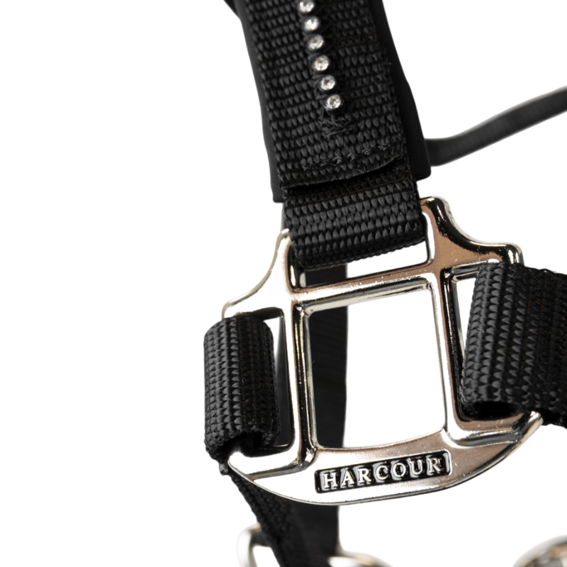 Harcour - Ensemble licol et longe Amour noir | - Ohlala