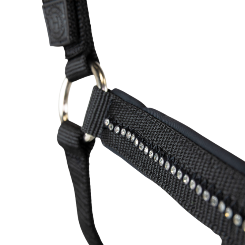 Harcour - Ensemble licol et longe Amour noir | - Ohlala