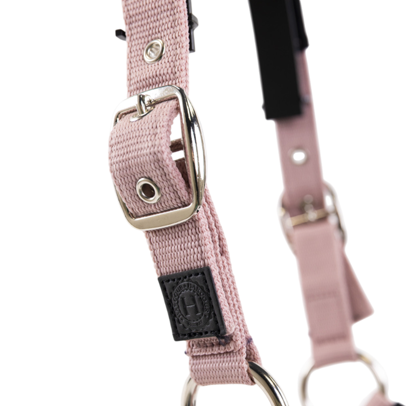 Harcour - Ensemble licol et longe Amour pivoine | - Ohlala