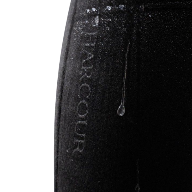 Harcour - Legging d'équitation polaire femme Lili noir | - Ohlala