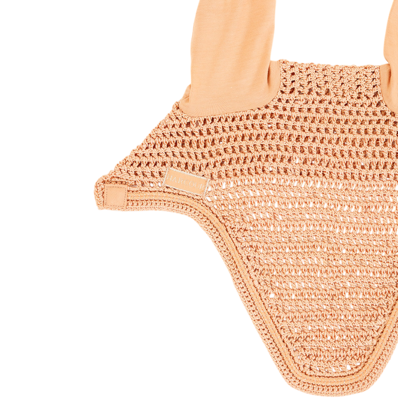 Harcour - Pack tapis de dressage Sunny et bonnet Funny abricot/ light gold | - Ohlala