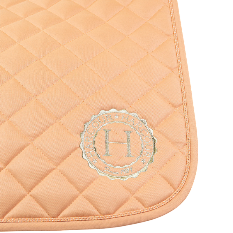 Harcour - Pack tapis de dressage Sunny et bonnet Funny abricot/ light gold | - Ohlala