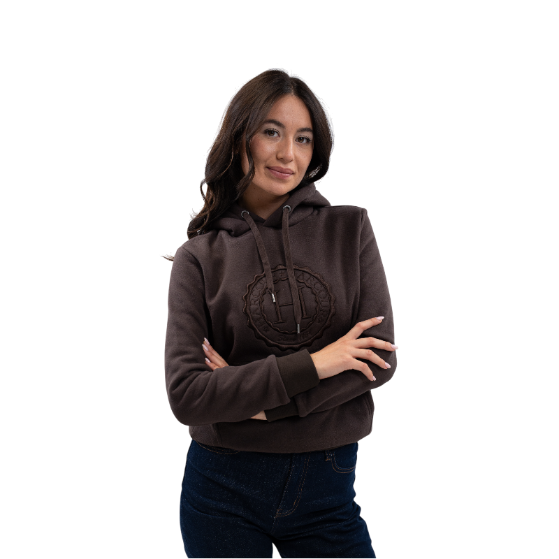 Harcour - Sweat à capuche unisexe Samy cacao | - Ohlala