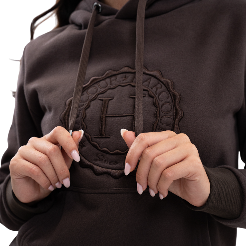 Harcour - Sweat à capuche unisexe Samy cacao | - Ohlala