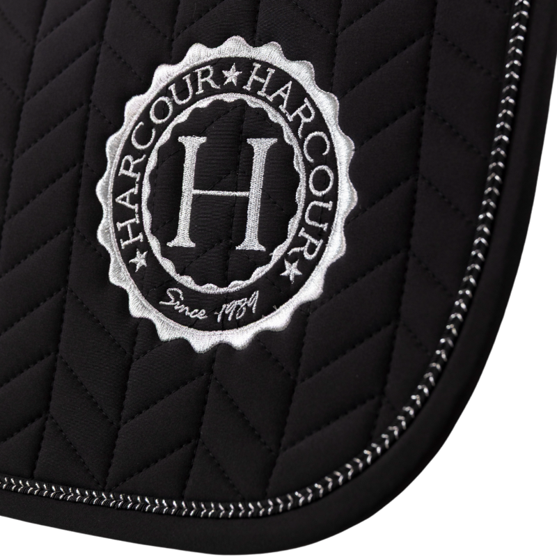 Harcour - Tapis de dressage Alaska noir | - Ohlala