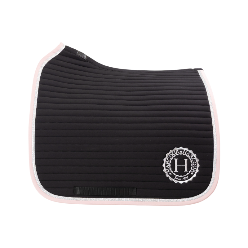 Harcour - Tapis de dressage Karembar noir/ pivoine | - Ohlala