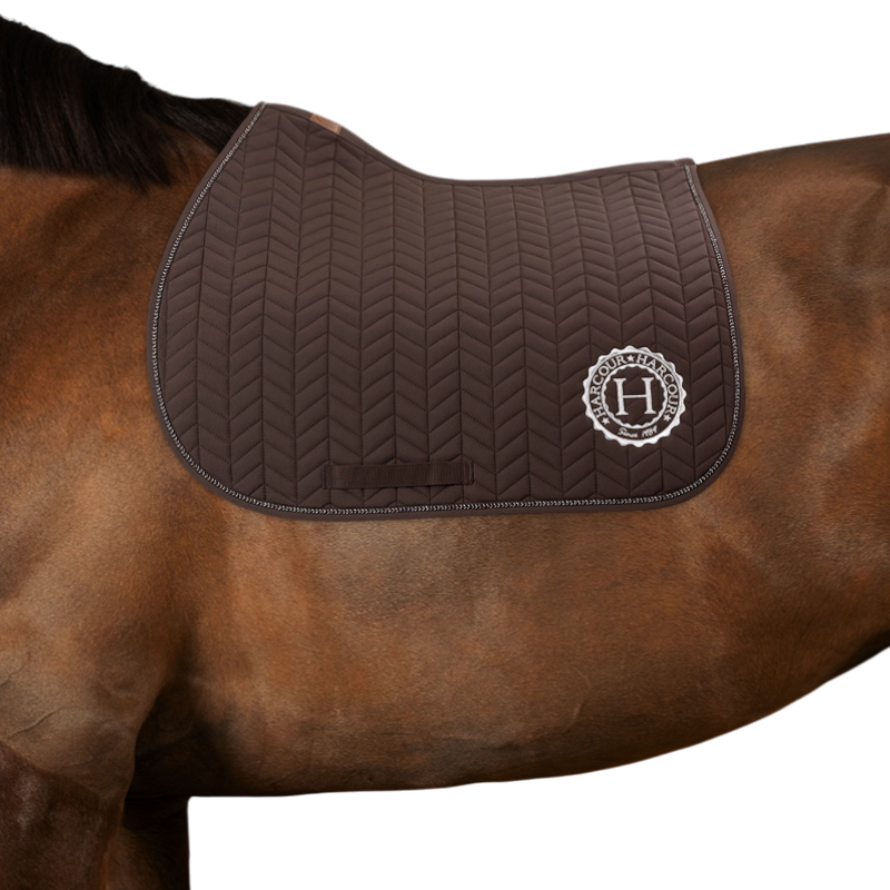 Harcour - Tapis de selle Alaska cacao | - Ohlala