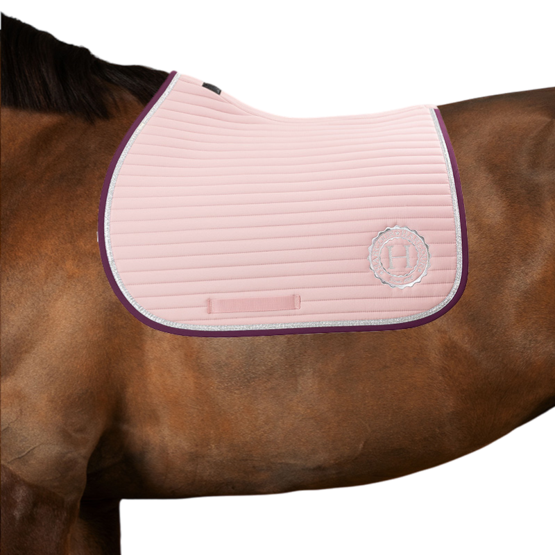 Harcour - Tapis de selle Karembar pivoine | - Ohlala