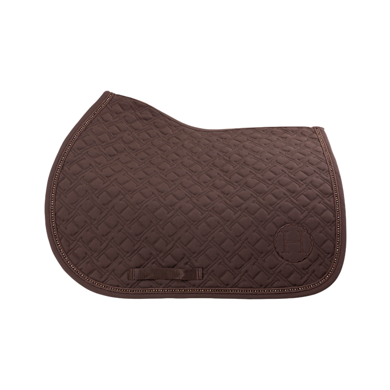 Harcour - Tapis de selle Saphir cacao | - Ohlala