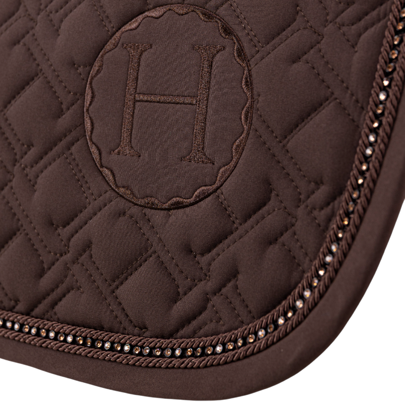 Harcour - Tapis de selle Saphir cacao | - Ohlala