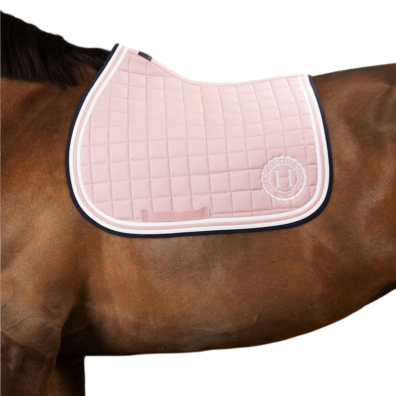 Harcour - Tapis de selle Soft pivoine | - Ohlala
