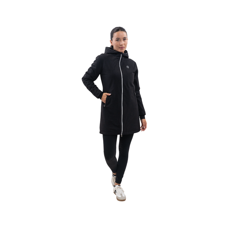 Harcour - Veste longue femme Abby noir | - Ohlala