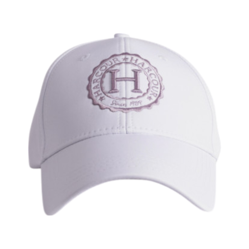 Harcour - Casquette Impéria blanc/ parme | - Ohlala