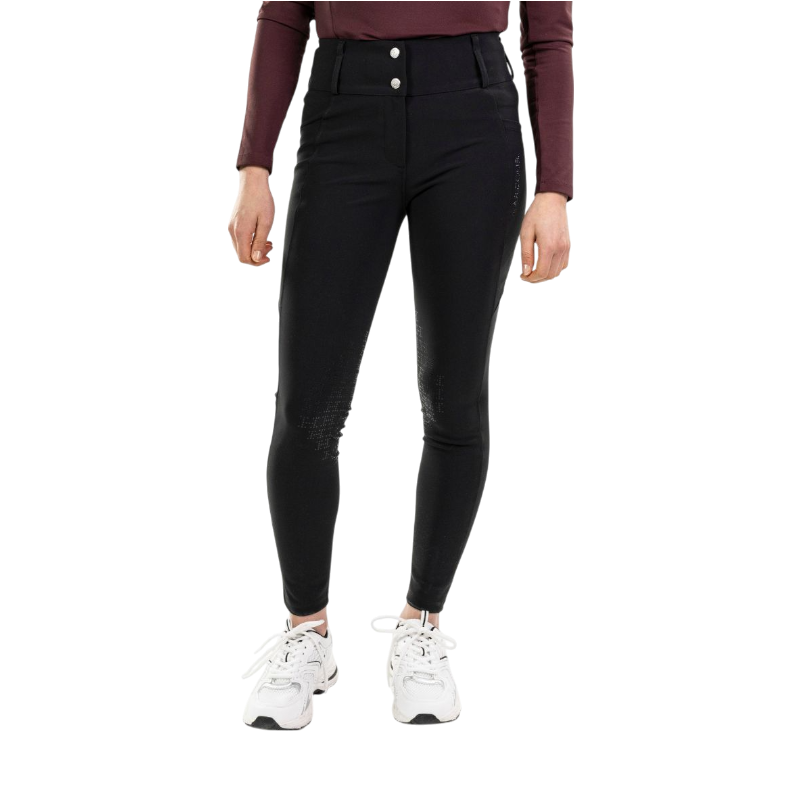 Harcour - Pantalon d'équitation femme Luce noir | - Ohlala