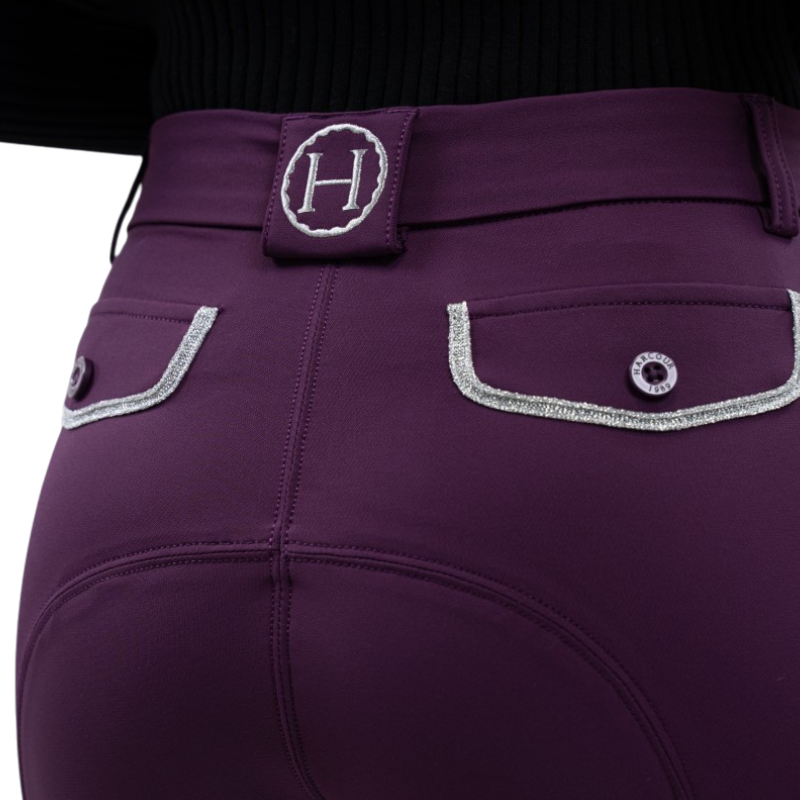 Harcour - Pantalon d'équitation femme Jaltika figue | - Ohlala