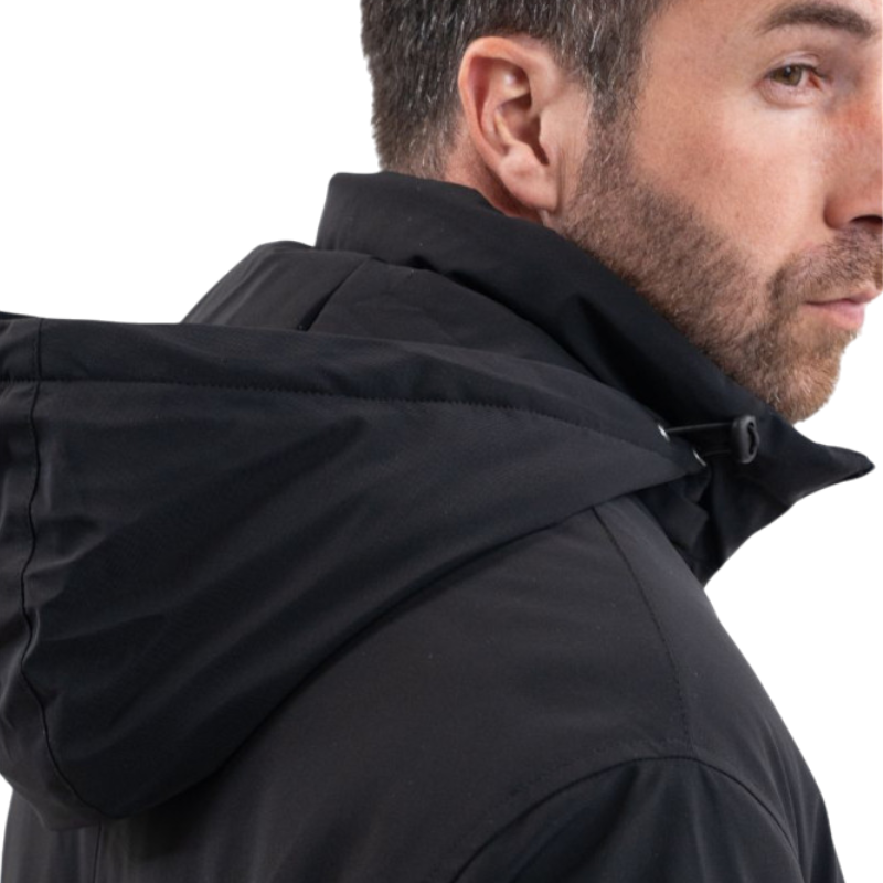 Harcour - Parka longue homme Robertol noir | - Ohlala