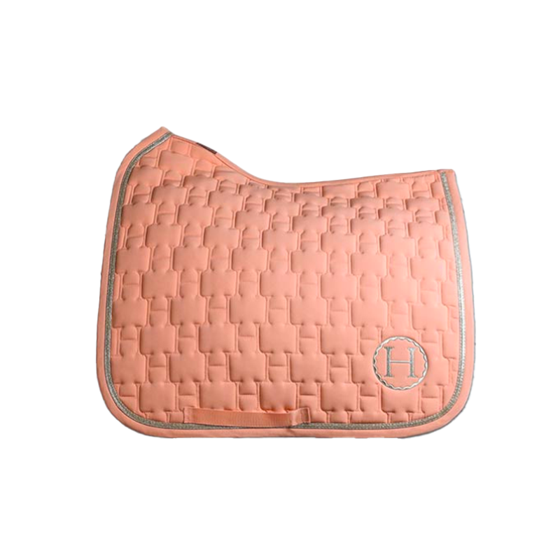 Harcour - Tapis de dressage Sirnali abricot | - Ohlala