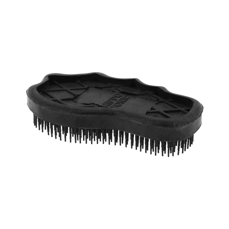 Hippotonic - Brosse de massage pics fins noir | - Ohlala