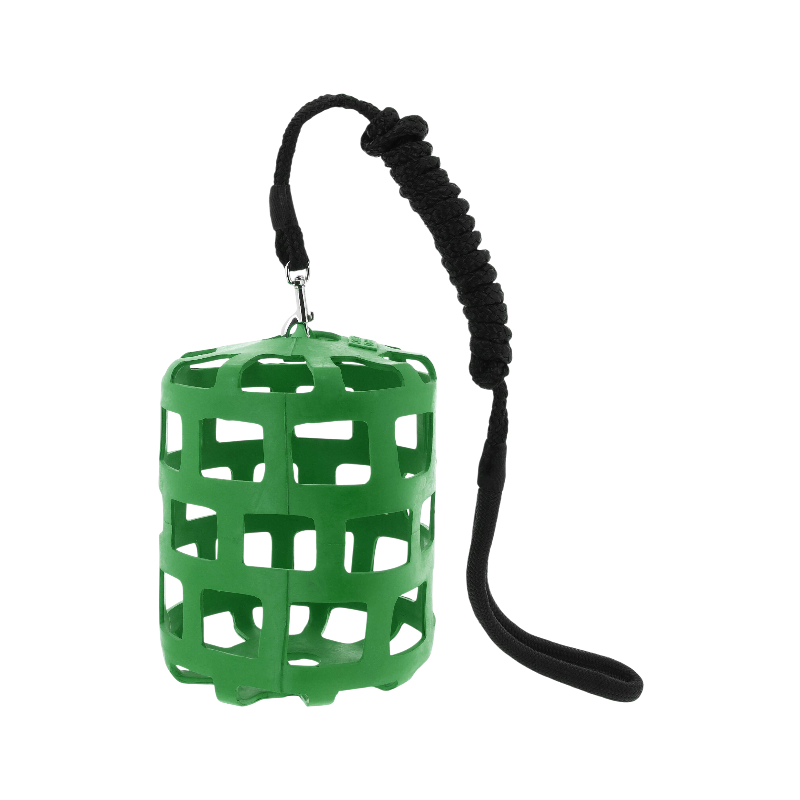 Hippotonic - Panier + longe antiglouton souple vert | - Ohlala