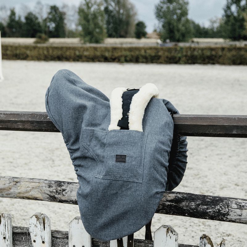 Kentucky Horsewear - Housse de selle dressage gris | - Ohlala