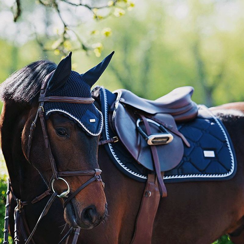 Equestrian Stockholm - Tapis de selle Midnight Blue | - Ohlala